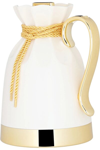 Everest Balqis Thermos, 1 liter, thermal glass inner shell, plastic outer shell - cream