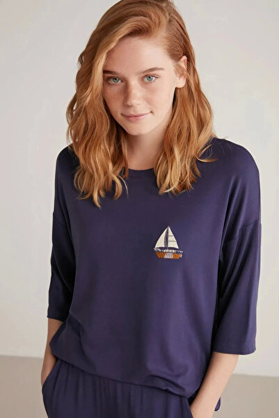 Freshness Set de pijamale cu mânecă lungă pentru femei W602