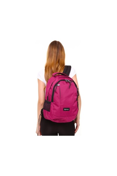 Okapi Rucsac cu trei compartimente Burgundy OKP-128