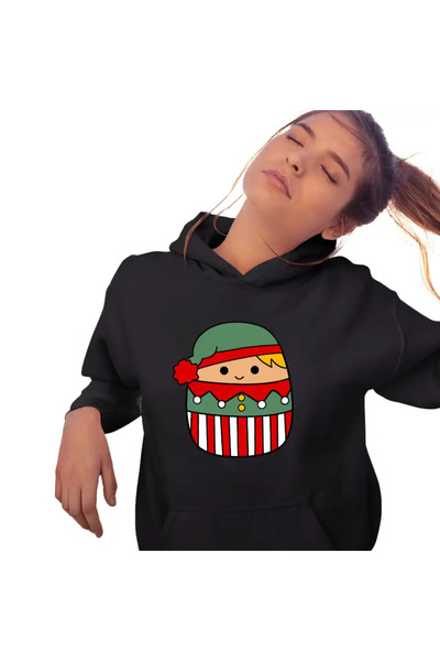 OEM Women's Sweatshirt Squishmallows Christmas Elf