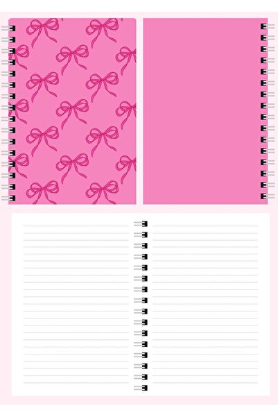 Panda A5 Spiral School Notebook 80 Sheets Set of 4