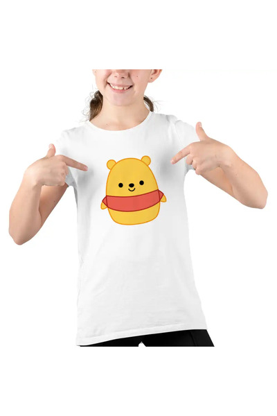 OEM Tricou Copii Fete Squishmallows Winnie the Pooh