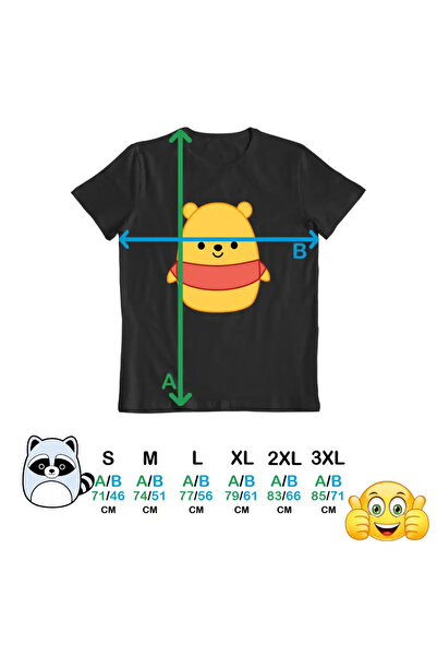 OEM Tricou Barbati Squishmallows Winnie the Pooh