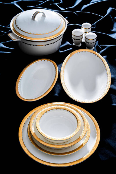 ACAR Mordore 12 Kişilik 60 Parça Yemek Takımı