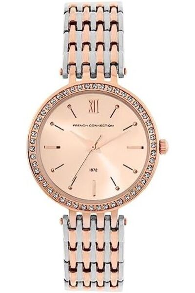 French Connection Spring-Summer 2023 Analog Rose Gold Dial Women's Watch-FCN00063C