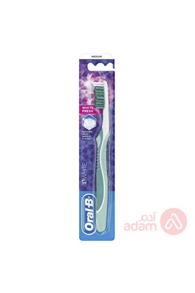 Oral-B Toothbrush 3D Whiteness Fresh Breath 40 Medium
