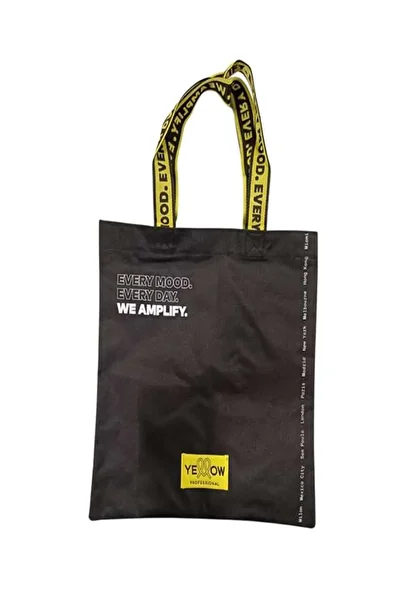 YELLOW Shopping Bag – Elegant and Versatile Black Bag for Everyday Use
