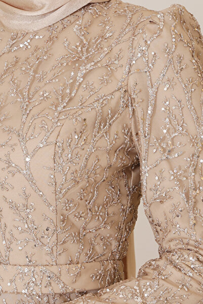 Raika Moda Büyük Beden Gliten Tesettür Abiye Tuana