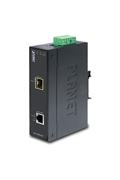 Planet Convertor media tip endustriyel 10/100/1000base-t 100/1000base-x SFP I...