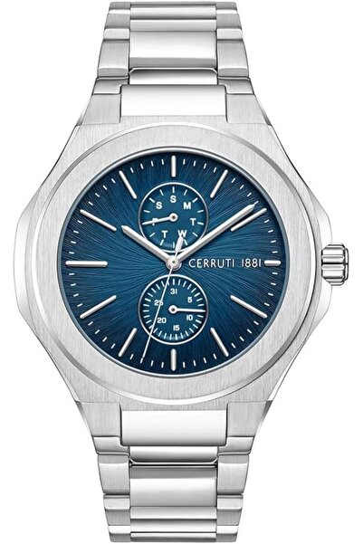 Cerruti 1881 Gents Stainless Steel Navy Dial Watch