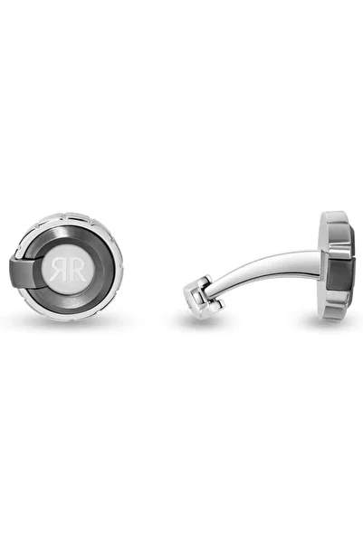 Cerruti 1881 Rocco Grey Stainless Steel Cufflink for Men