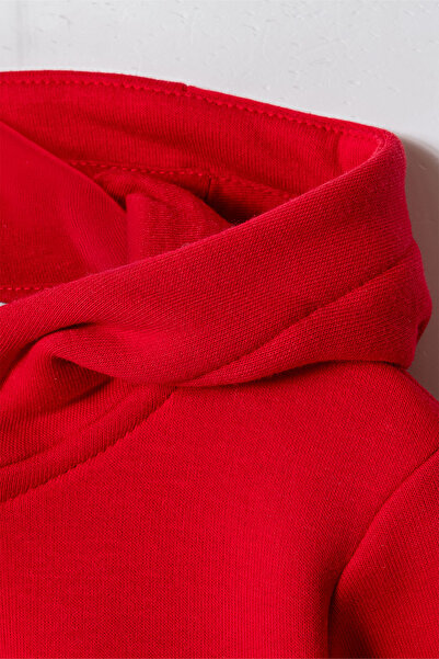 Verscon 3 İplik Şardonlu Kapüşonlu Kız Erkek Tulum 1 - 5 Yaş