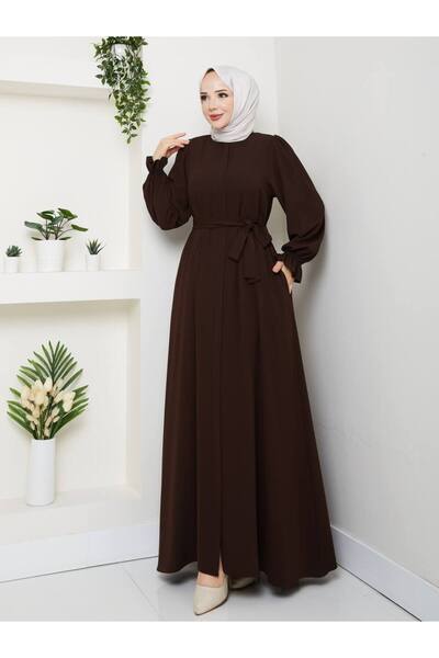 Mor Menekşe Papatya Model Ferace