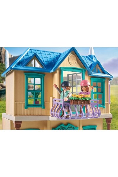 OyuncaklarÜlkesi Playmobil Waterfall Horses Waterfall Farm House Toys Playset 71351 (261 Pieces)
