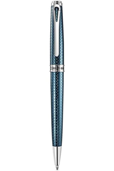 Cerruti 1881 قلم جيوفاني باللون الأزرق مع علامة تجارية مميزة