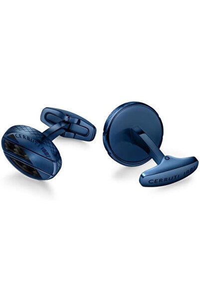 Cerruti 1881 Halves.2 Black Men's Cufflink – Refined and Contemporary Style