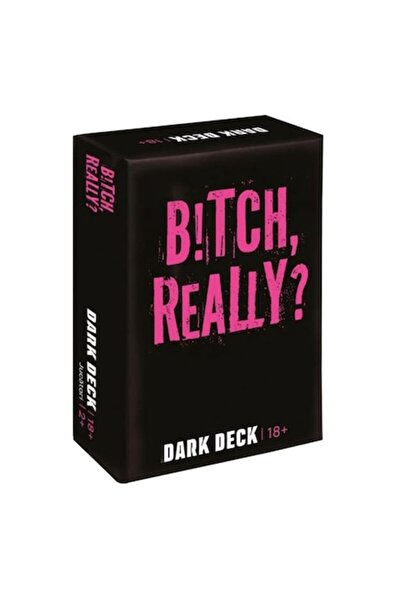 OEM Joc de cărți Dark Deck „Bitch Really” pentru adulți, 70 de cărți, vârsta 18+