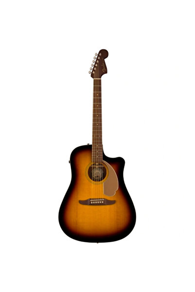 FENDER Redondo Player Ceviz Klavye GPG Natural Solak Elektro Akustik Gitar
