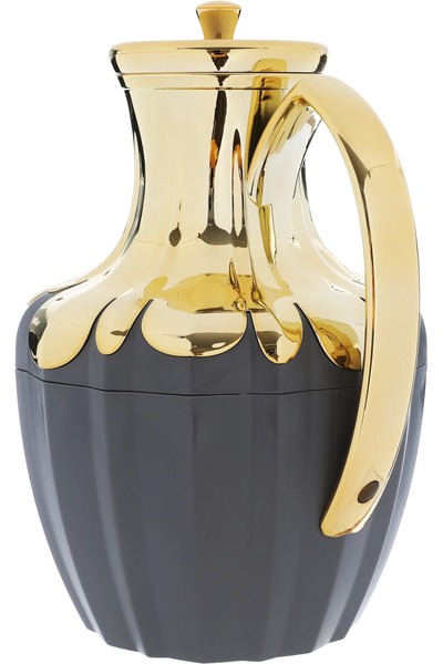 Everest Shaden Thermos, 1 liter, thermal glass inner shell, plastic outer shell - gray