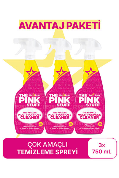 ThePinkStuff The Pink Stuff Mucizevi Çok Amaçlı Temizleme Spreyi Avantaj Pake...