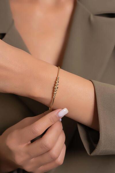 Bayar Gold 14 Ayar Altın Dorikalı İtalyan Bileklik