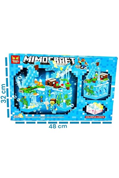 Genel Markalar Maykıraft 330 parça Işıklı Yeni Seri Oyuncak Yapı Oyuncako