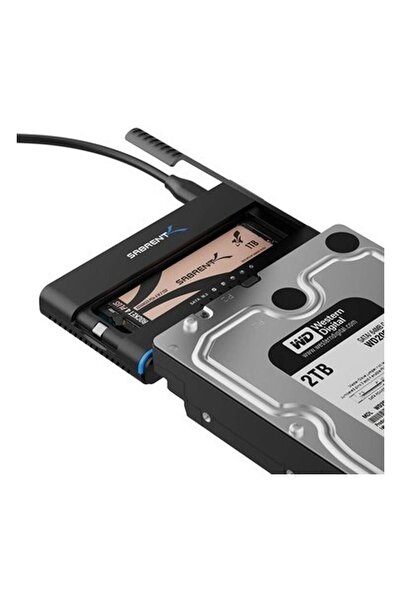 Sabrent USB 3.2 Type C M.2 Pcıe Nvme + 2,5/3,5 Inç SSD ve HDD Dönüştürücü [ds...