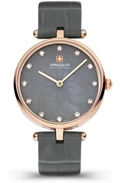 Hanowa Maggia 30mm Women's Watch With Leather Strap & Sapphire Glass