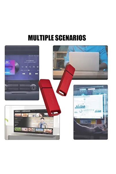 Milni محرك أقراص فلاش 16 تيرابايت - محرك أقراص محمول معدني عالي السرعة ومقاوم للماء، ذاكرة فلاش