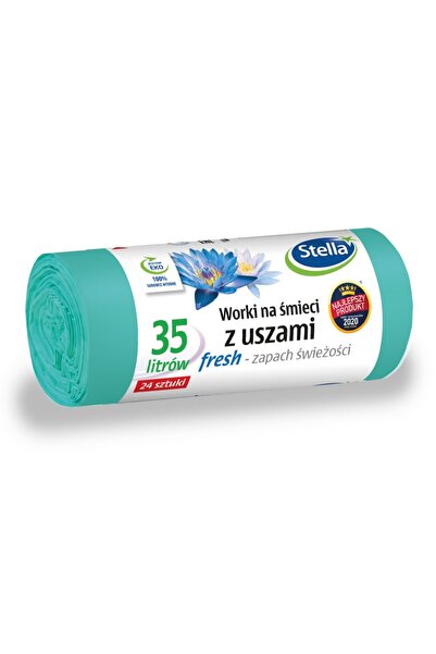OEM Saci de gunoi parfumați Stella 35L cu mânere, pachet de 24 de role – Dura...