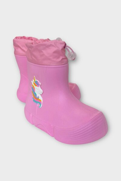 Liger Children's Winter Waterproof Rain Boots Pink