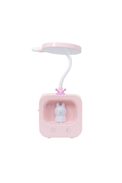 Z-Tools Lampă de birou pentru copii, 3 tipuri de lumină, model TV, roz / ZTS ...