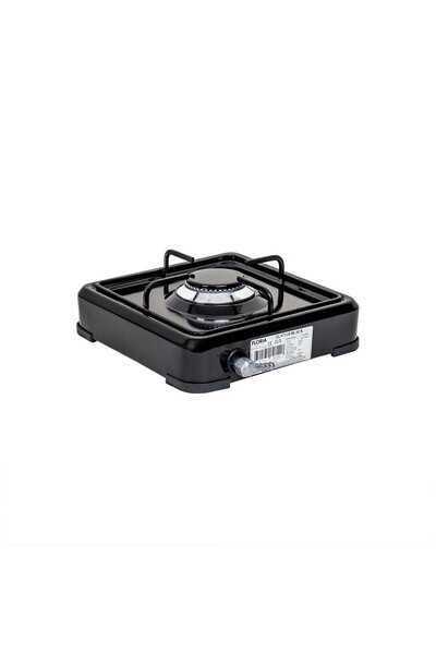 Floria 1-burner gas stove, Floria, cylinder supply, black color ZLN7118