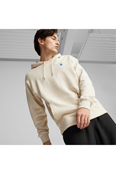 Puma Mens DOWNTOWN 180 Hoodie - Brown