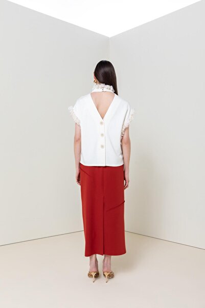 KAMEYA FIRFIR DETAYLI BLUZ 26W10829