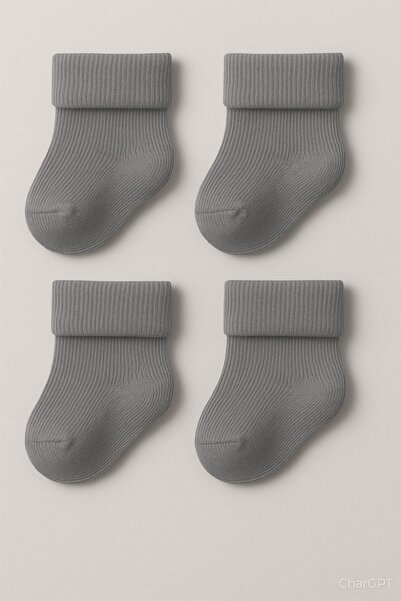 baby socks 4 Pairs of Non-Tightening, Non-Sweat-Aggravating Baby Socks