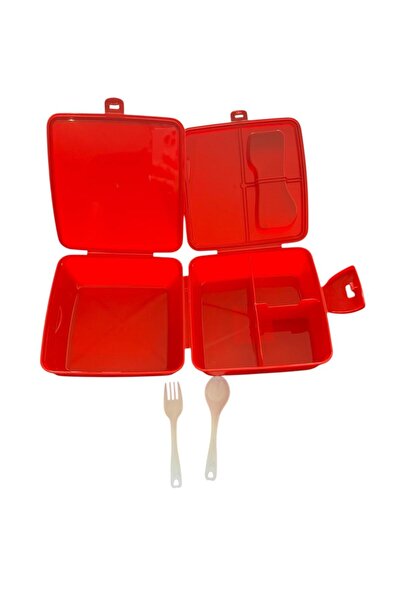 Tatlı Sebep Car Printed Lockable Student Lunch Box