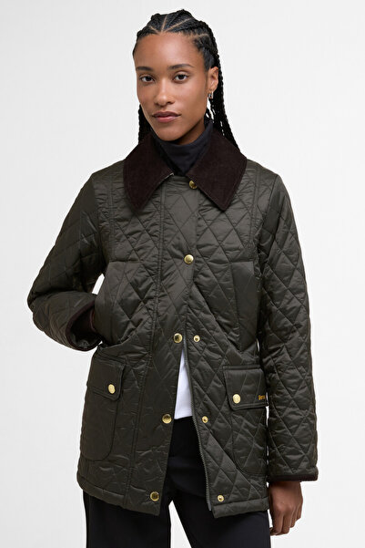 Barbour Modern Beadnell Kapitone Ceket SG71 Sage-Ancient