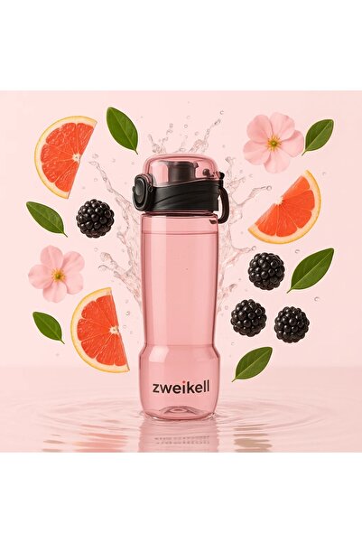 zweikell Lento Switch Pink Bpa Free 650 ml Tritan Water Bottle