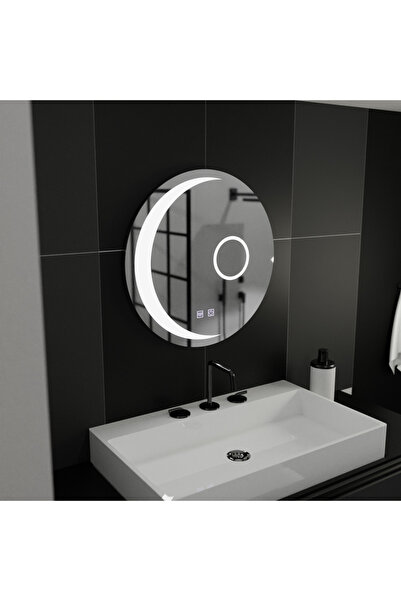 Alessandro DESIGN Round LED Mirror, 70cm, Orbis Touch, Defog System, Dimmable
