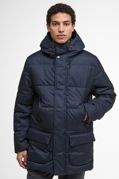 Barbour Winter Beaufort Puffer Kapitone Ceket NY71 Navy