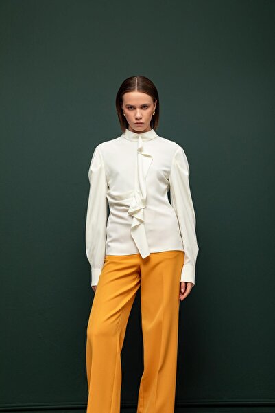 KAMEYA FULAR YAKA BLUZ 26W10830