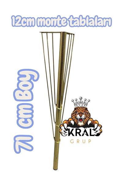 KRAL GRUP HIRDAVAT Metal Telli Masa, Dresuar Ayağı, 71*12*12 Cm İki Adet Gönd...