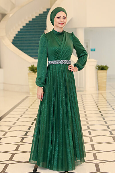 Raika Moda فستان سهرة ديلا تيسيتورد مقاس كبير مع لمعان