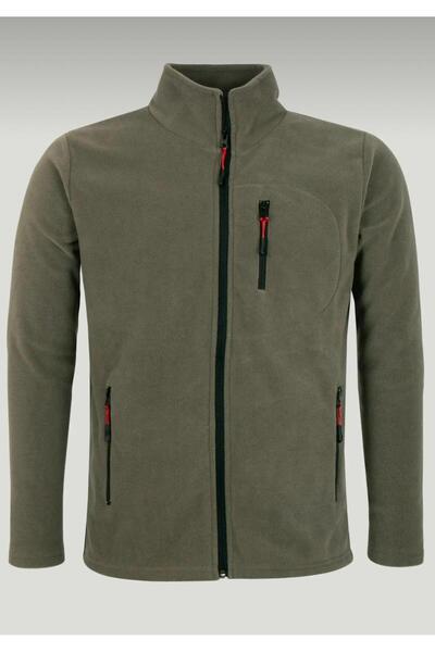 BEHLIVE Men's Fleece Full Zip 3 Pocket Outdoor Thick Fleece Jacket