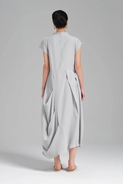 tw3 Women's Judge Collar Design Dress