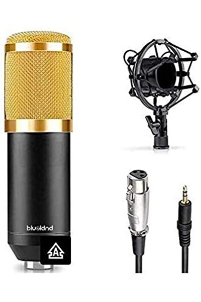 Generic Genrics Blueland Microphone, Live Sound Card & BM800 Suspension Microphone Kit