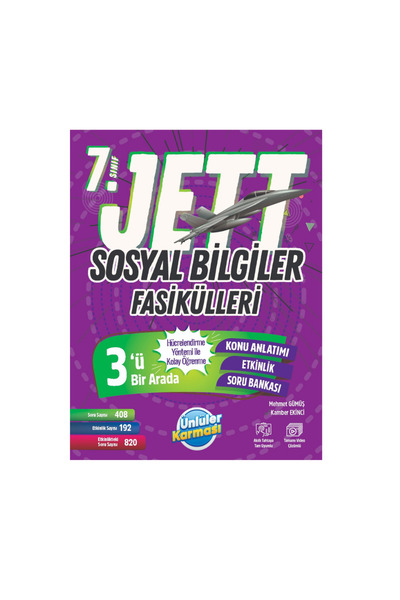 Bes Yayınları 7. Sınıf JETT Sosyal Bilgiler Fasikülleri ( 2025- 2026