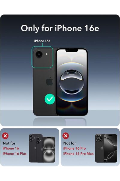 Generic for iPhone 16e Case, Compatible with MagSafe, Shockproof Military-Grade Protection, Magnetic Pho