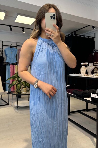 melisa atelier Piliseli Maxi Elbise